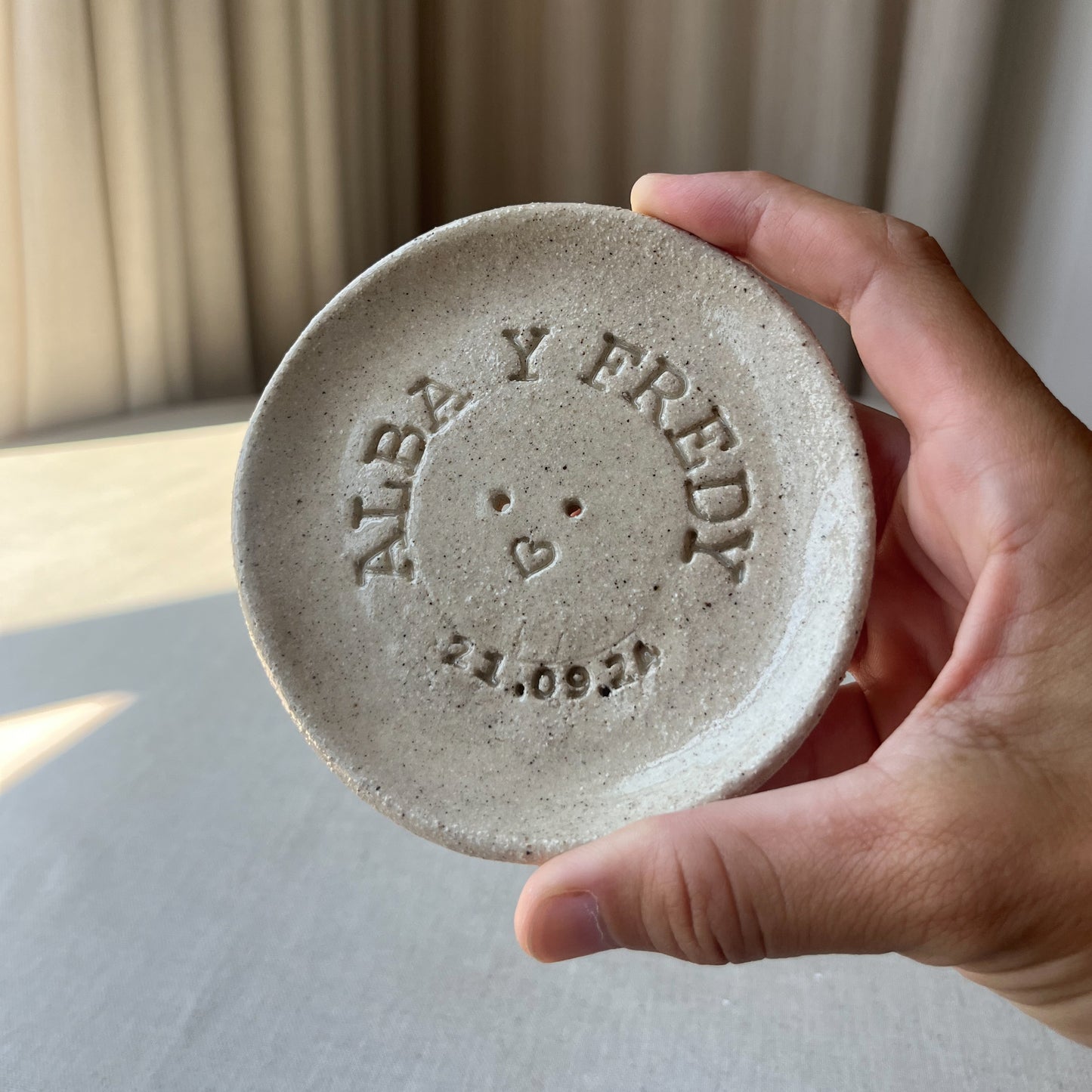 Titular de anillo de boda personalizado💍