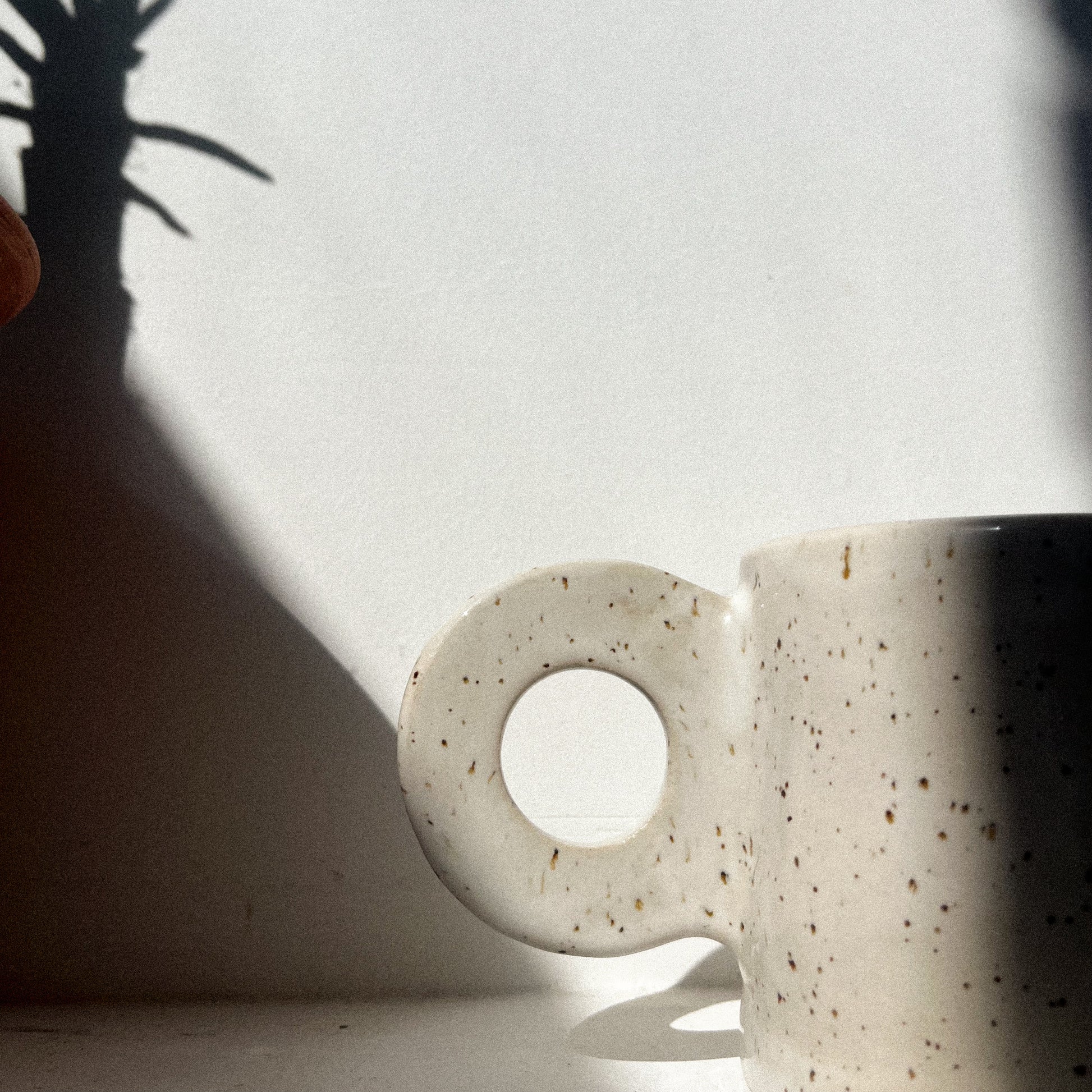 Saleta big mug with round handle - Saleta