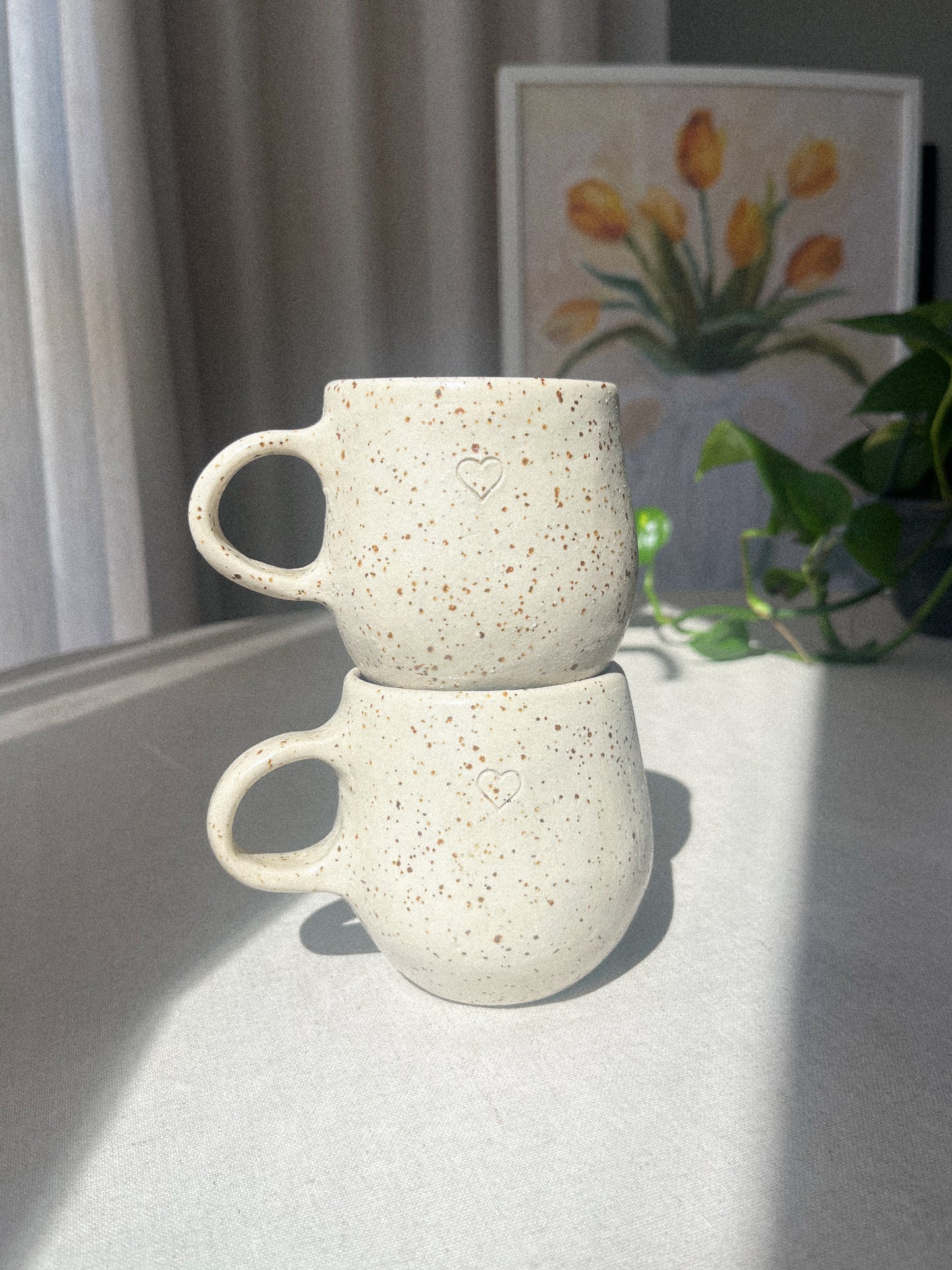 Heart coffee mug - Saleta