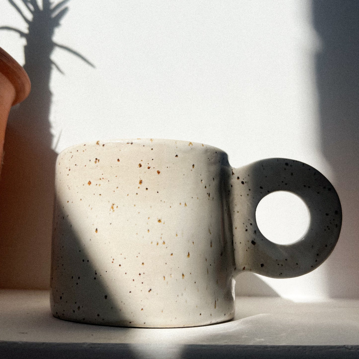 Saleta big mug with round handle - Saleta