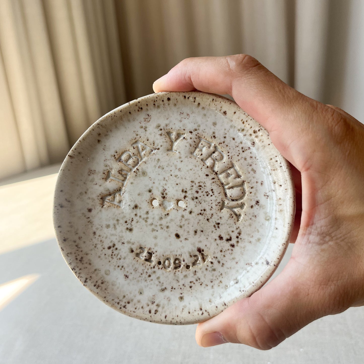 Titular de anillo de boda personalizado💍