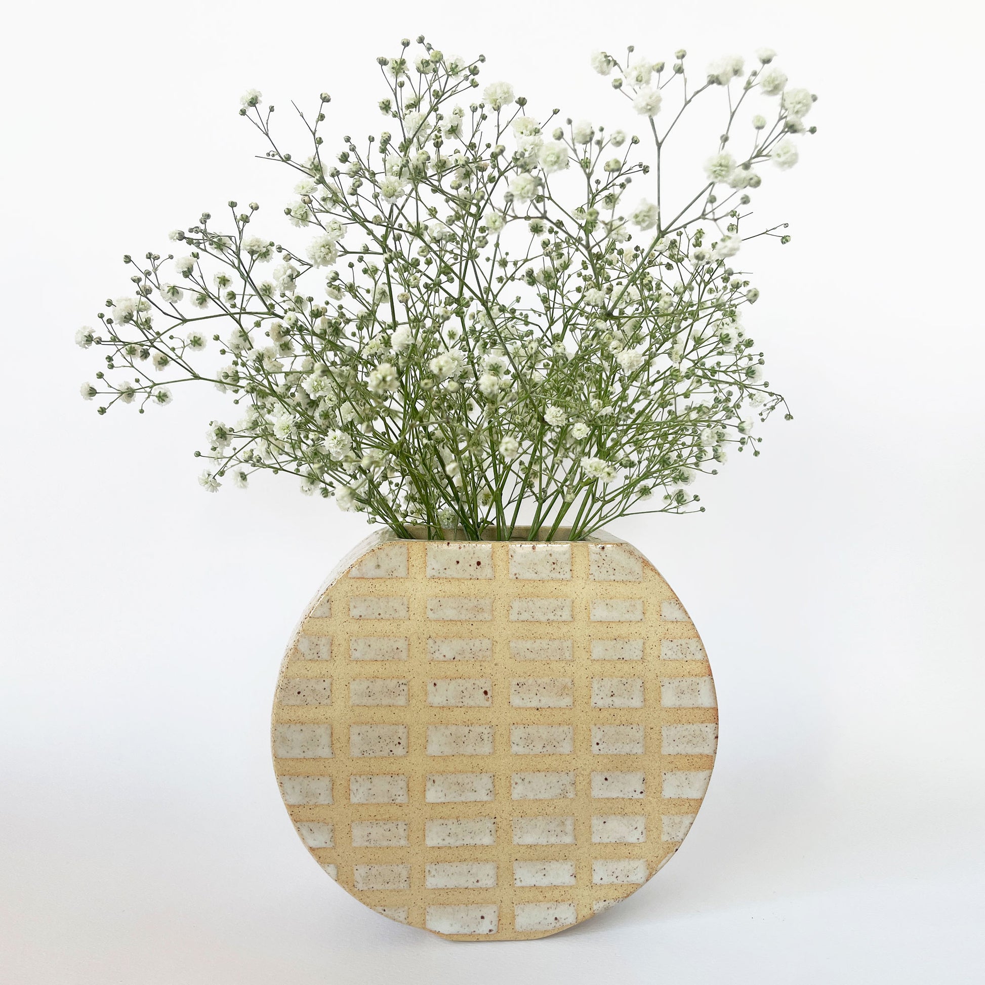 Saleta round grid vase - Saleta