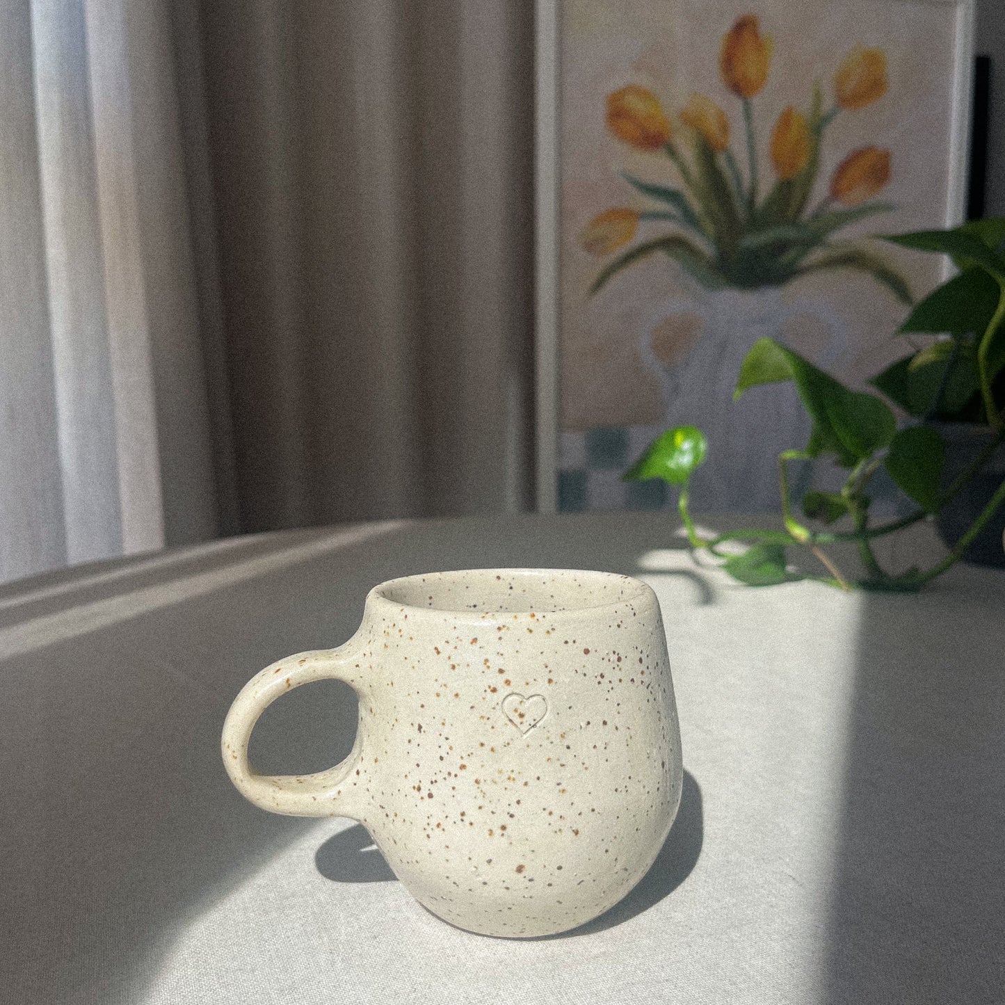 Heart coffee mug - Saleta