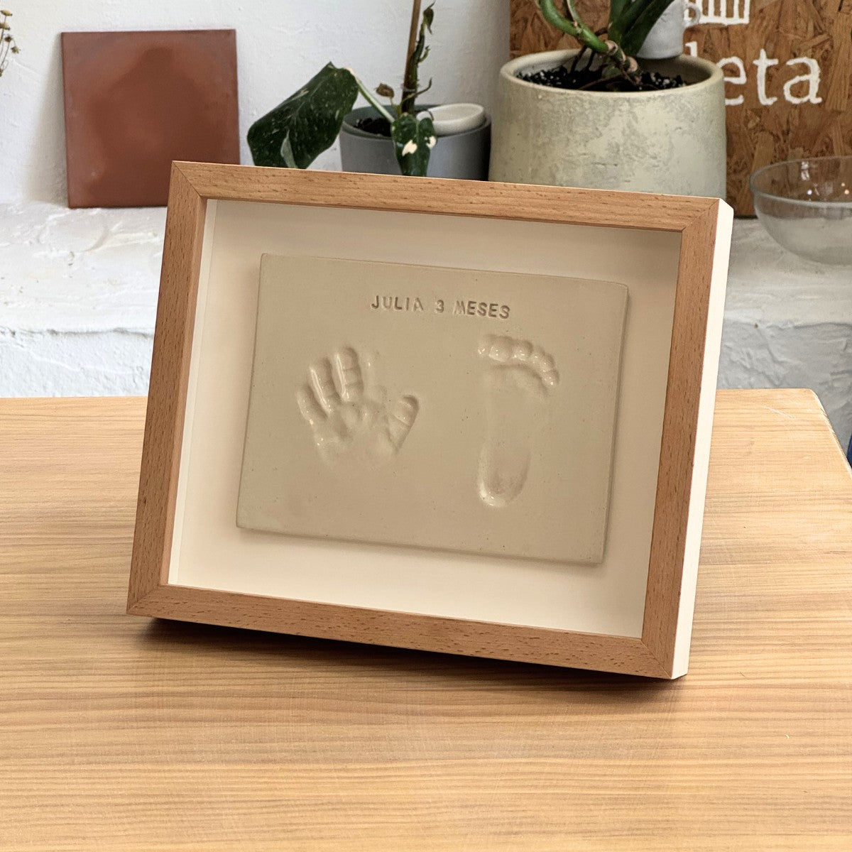 Baby Ceramic Hand & Footprints Valencia