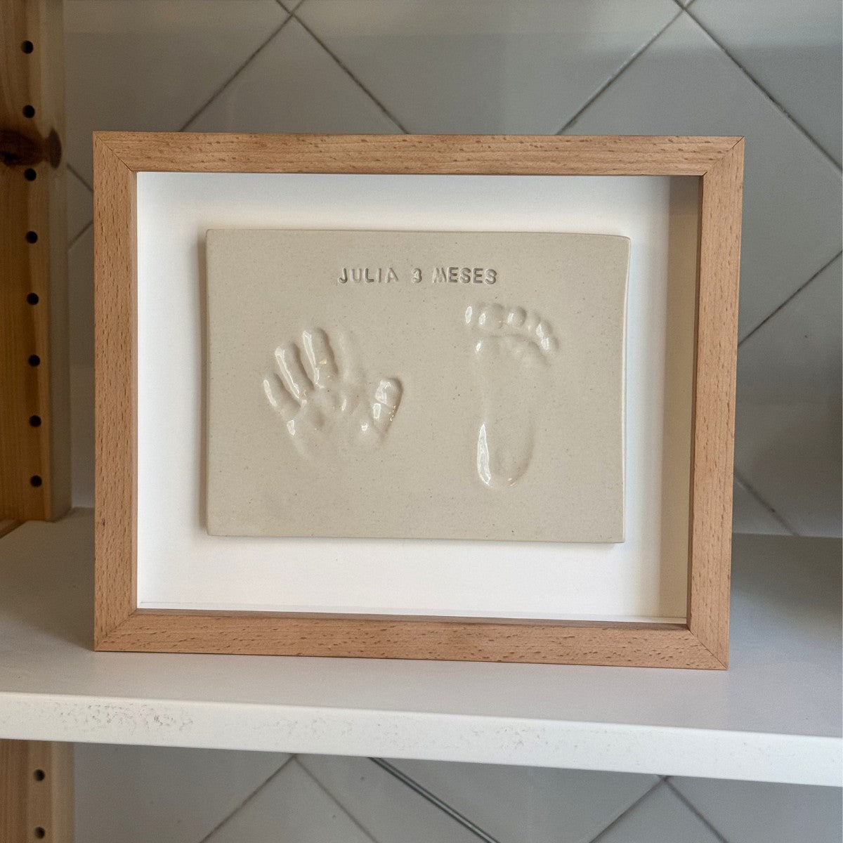 Baby Ceramic Hand & Footprints Valencia