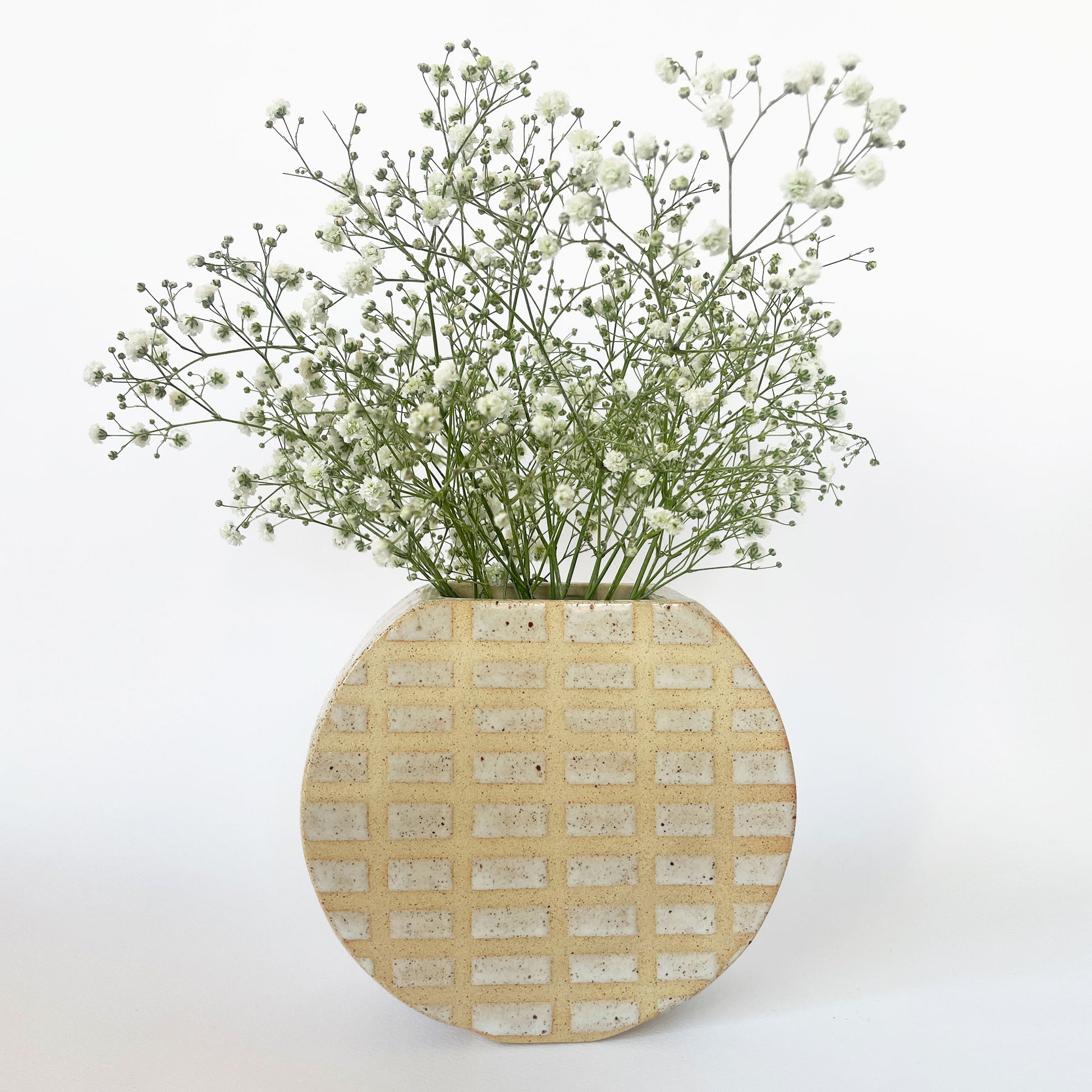 Saleta round grid vase - Saleta